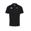 MAILLOT RUGBY TELESE NOIR ENFANT KAPPA CO