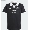 MAILLOT DE RUGBY MANCHES COURTES ALL BLACKS ENFANT