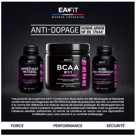 Pot EAFIT BCAA 4.1.1 (80 comprimés)