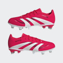 Crampons Enfants hybrides Adidas Predator League SG Rouge