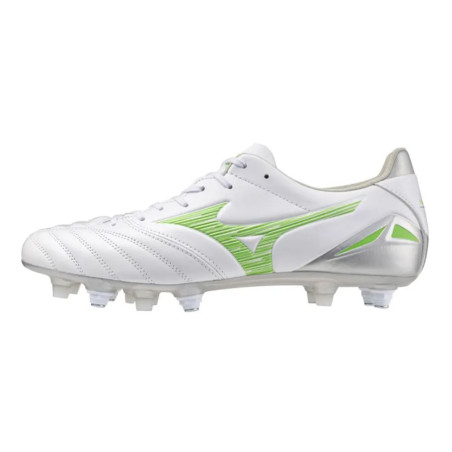 Crampons Hybrides Mizuno Morelia Neo Pro Mix Blanc/Vert