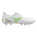 Crampons Hybrides Mizuno Morelia Neo Pro Mix Blanc/Vert