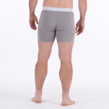 Lot de 2 boxers en coton Ruckfield Essentiels noir/gris