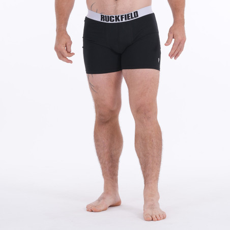 Lot de 2 boxers en coton Ruckfield Essentiels noir/gris