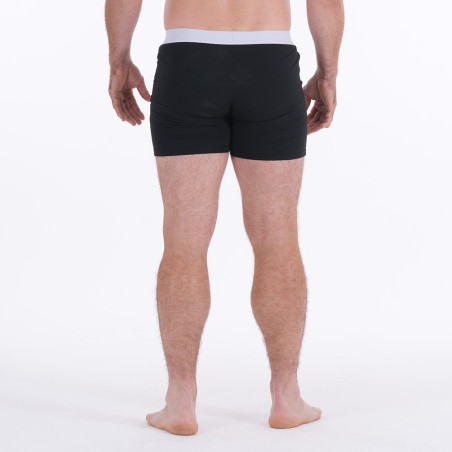 Lot de 2 boxers en coton Ruckfield Essentiels noir/gris