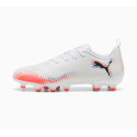 Crampons Moulés Enfants Puma Future 8 Play FG/AG Jnr Blanc