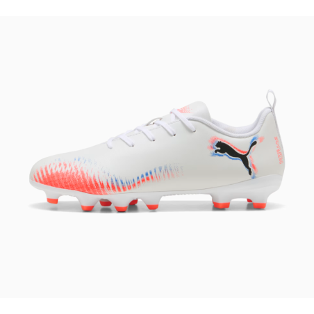 Crampons Moulés Enfants Puma Future 8 Play FG/AG Jnr Blanc
