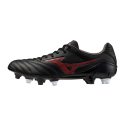 Crampons Hybrides Mizuno Monarcida NEO III Pro Mix Noir et Rouge