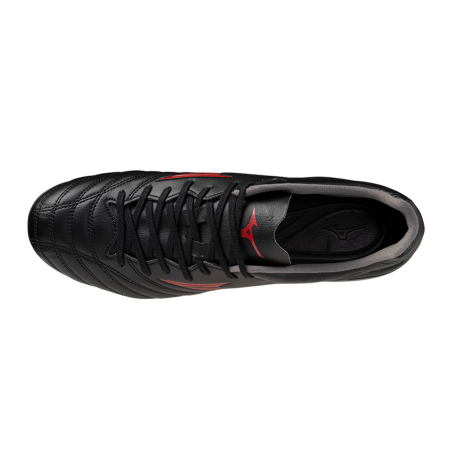 Crampons Hybrides Mizuno Monarcida NEO III Pro Mix Noir et Rouge