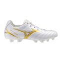 Crampons Enfants Mizuno Monarcida Neo III Select Junior Blanc/Or
