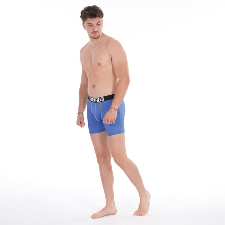 LOT DE 2 BOXERS MAORI RUGBY RUCKFIELD Orange vif