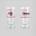 Lot de 2 Verres à bière Stade Toulousain