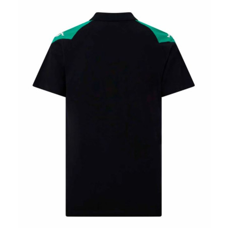 Polo Coton Laneto Adulte RCMA Kappa Noir/Vert