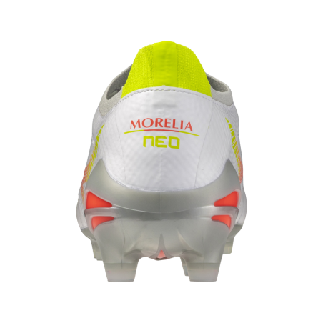 Crampons Moulés Mizuno Morelia Neo V B Pro Md Blanc/Orange