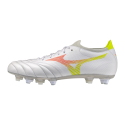 Crampons Hybrides Mizuno Morelia Neo V B Pro Mix Blanc/Orange