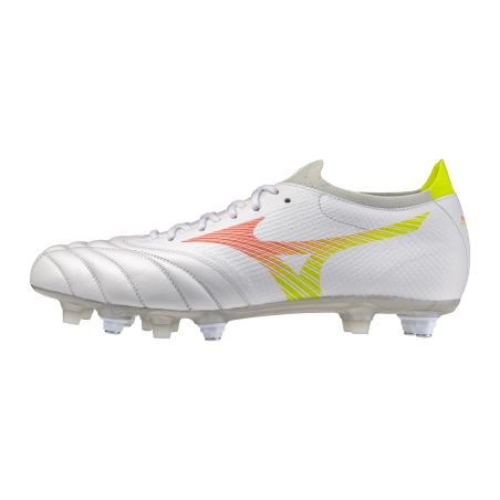 Crampons Hybrides Mizuno Morelia Neo V B Pro Mix Blanc/Orange