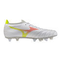 Crampons Hybrides Mizuno Morelia Neo V B Pro Mix Blanc/Orange