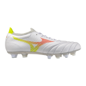 Crampons Hybrides Mizuno Morelia Neo V B Pro Mix Blanc/Orange
