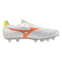 Crampons Moulés Mizuno Morelia Neo V B Select Mix Blanc/Orange