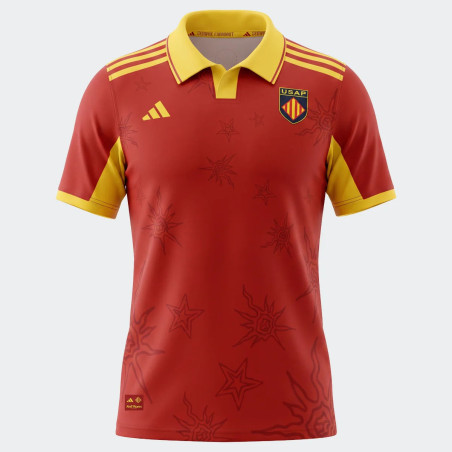 Maillot Replica USAP Extérieur 2026/2027 Rouge et Jaune