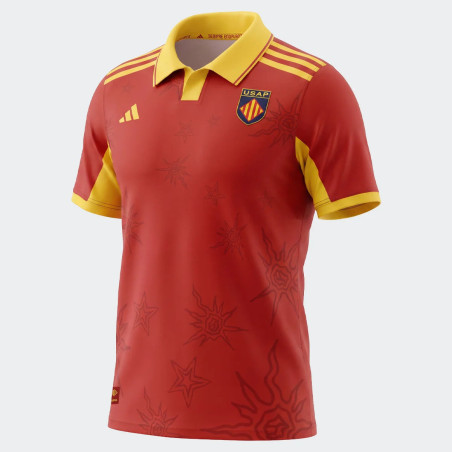 Maillot Replica USAP Extérieur 2026/2027 Rouge et Jaune