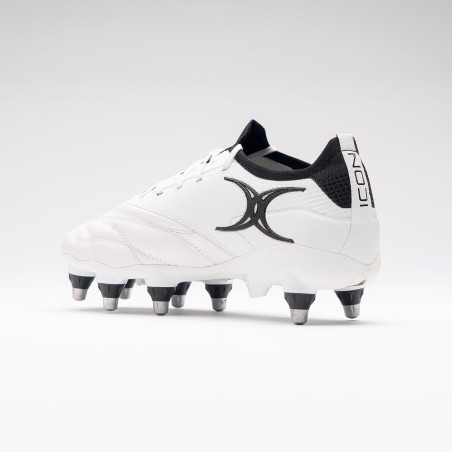 Crampons Vissés Gilbert Icon Players 8S Blanche
