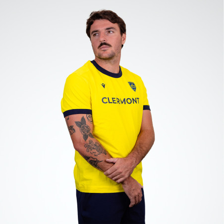 T-shirt Coton ASM Macron 2026/2027 Jaune