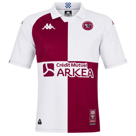Maillot Replica Extérieur UBB 26/27 Kappa Blanc