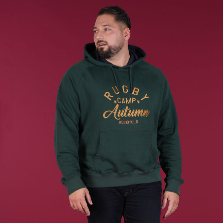 SWEAT CAPUCHE RUCKFIELD VERT FORET