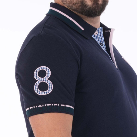 POLO MANCHES COURTES RUCKFIELD BLEU MARINE