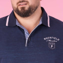 POLO MANCHES LONGUES RUCKFIELD Bleu chiné