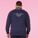 POLO MANCHES LONGUES RUCKFIELD Bleu chiné