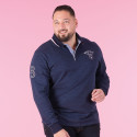 POLO MANCHES LONGUES RUCKFIELD Bleu chiné