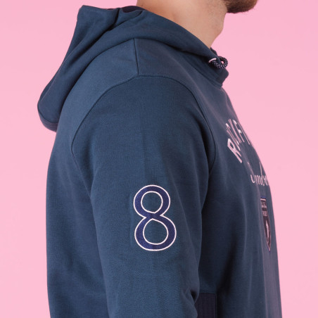 SWEAT CAPUCHE RUCKFIELD bleu pétrole