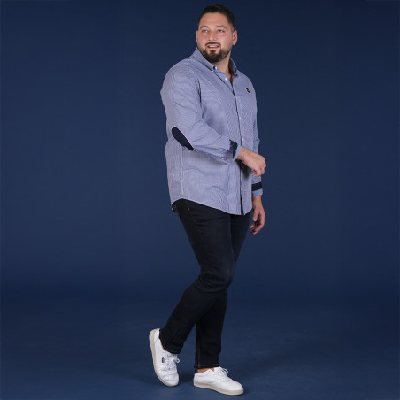 CHEMISE MANCHES LONGUES RUCKFIELD BLEU MARINE
