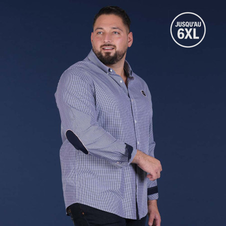 CHEMISE MANCHES LONGUES RUCKFIELD BLEU MARINE
