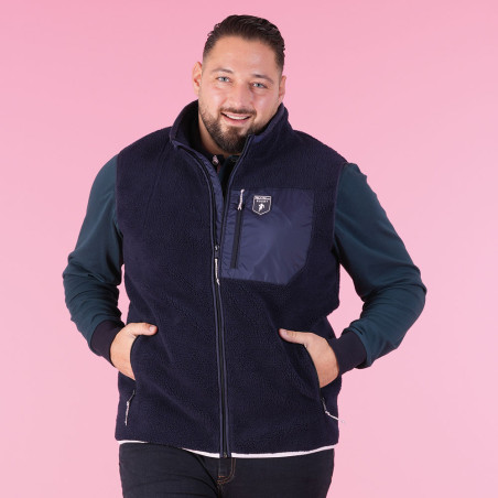 POLAIRE SANS MANCHE RUCKFIELD BLEU MARINE