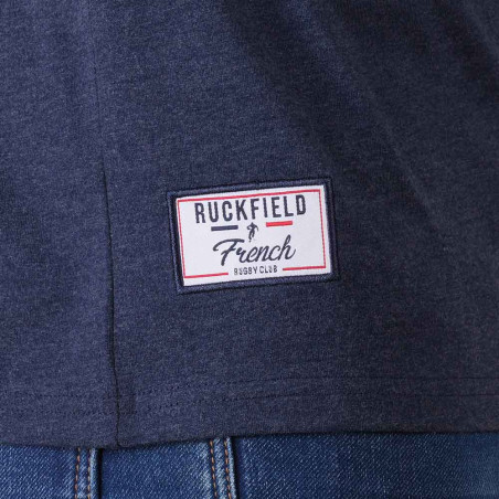 T-SHIRT MANCHES COURTES RUCKFIELD Bleu chiné