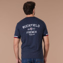 T-SHIRT MANCHES COURTES RUCKFIELD Bleu chiné