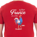 T-SHIRT MANCHES COURTES RUCKFIELD ROUGE FONCE