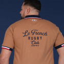 POLO MANCHES COURTES RUCKFIELD BEIGE FONCE