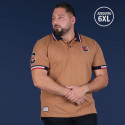 POLO MANCHES COURTES RUCKFIELD BEIGE FONCE