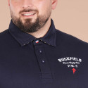 POLO MANCHES LONGUES RUCKFIELD BLEU MARINE