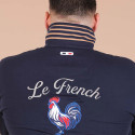 POLO MANCHES LONGUES RUCKFIELD BLEU MARINE