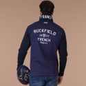 POLO MANCHES LONGUES RUCKFIELD Bleu fonce