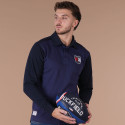 POLO MANCHES LONGUES RUCKFIELD Bleu fonce