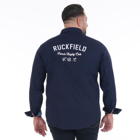 CHEMISE MANCHES LONGUES RUCKFIELD BLEU MARINE