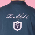 POLO MANCHES LONGUES RUCKFIELD bleu pétrole