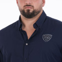 CHEMISE MANCHES LONGUES RUCKFIELD BLEU MARINE