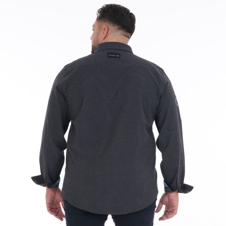CHEMISE MANCHES LONGUES RUCKFIELD GRIS FONCE
